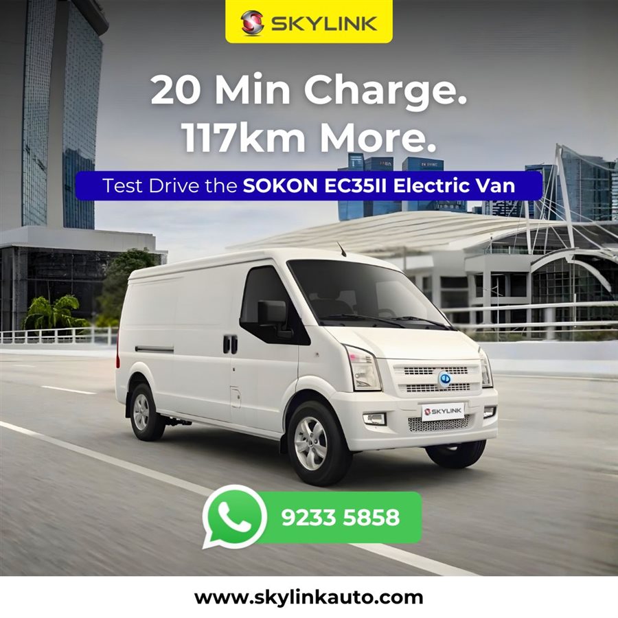 SOKON EC35II Electric Van Singapore